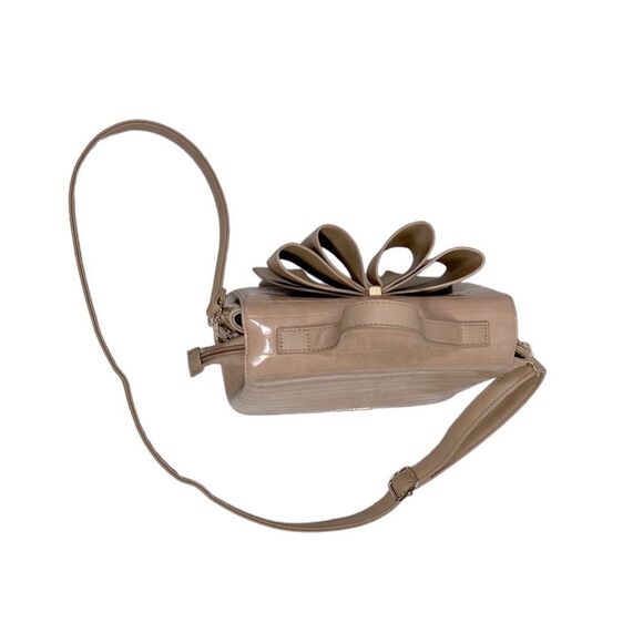 Like Dreams Blush Pink Crossbody Purse Removable Strap Big Bow Pockets Organize - Picture 8 of 14